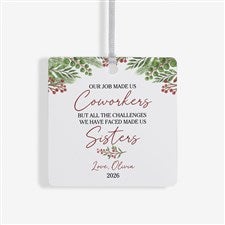 Work Bestie Personalized Metal Coworker Ornament - 49264-1M