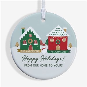 Favorite Neighbor Personalized Christmas Ornament - Glossy - 49265-1S
