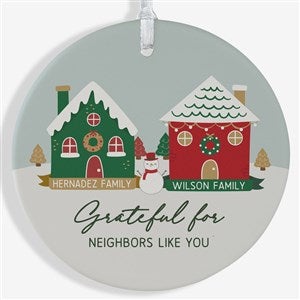 Favorite Neighbor Personalized Christmas Ornament - Large - 49265-1L