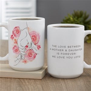 Mothers Loving Hand Personalized Coffee Mug 15 oz.- White - 49272-L