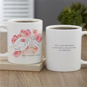 First Mothers Day Loving Hands Personalized Coffee Mug 11 oz.- White - 49289-S