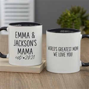 Her Year Established Personalized Coffee Mug - Black - 49299-B