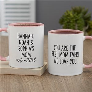 Her Year Established Personalized Coffee Mug - Pink - 49299-P