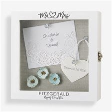 Infinite Love Wedding Engraved Shadow Box - 49319
