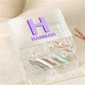 Shadow Name Personalized Acrylic Jewelry Box