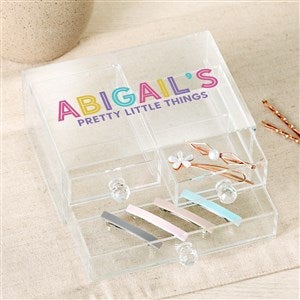 Girls Colorful Name Personalized Acrylic Jewelry Box - 49530