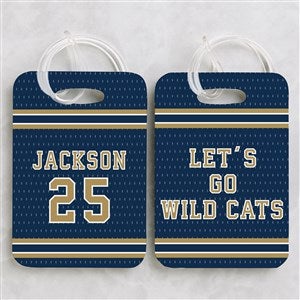 Sports Jersey Personalized Luggage Tag Set - 49590