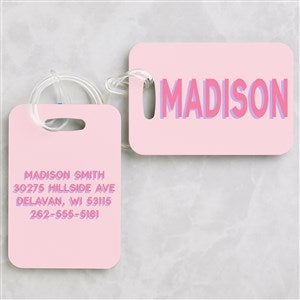 Shadow Name Personalized Luggage Tag Set - 49591