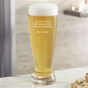 Engraved 23oz. Pilsner Glass For Him - 49701-P