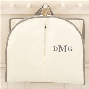 Classic Celebrations Embroidered Canvas Garment Bag - Grey - 49755-G