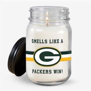 NFL Green Bay Packers Personalized Farmhouse Candle Jar - 49802