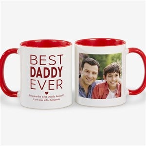 Best Dad Personalized Coffee Mug - Red - 49870-R