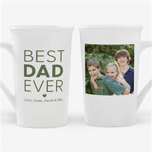 Best Dad Personalized Latte Mug - 49870-U