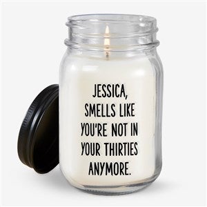 Smells Like Personalized Mason Jar Candle - 49949