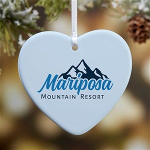 Personalized Logo Heart Ornament - 50054-1S