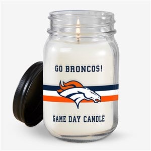 NFL Denver Broncos Personalized Farmhouse Candle Jar - 50143
