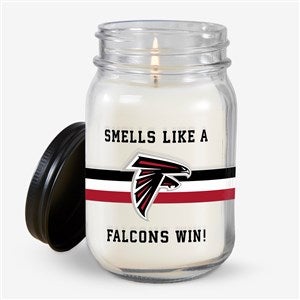 NFL Atlanta Falcons Personalized Farmhouse Candle Jar - 50145