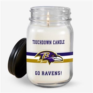 NFL Baltimore Ravens Personalized Farmhouse Candle Jar - 50146