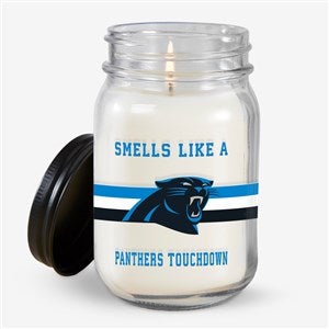NFL Carolina Panthers Personalized Farmhouse Candle Jar - 50147