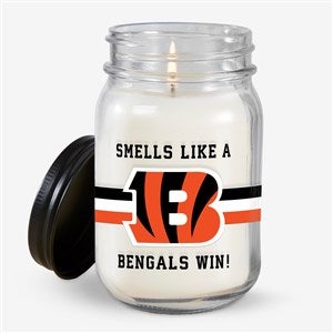 NFL Cincinnati Bengals Personalized Farmhouse Candle Jar - 50148