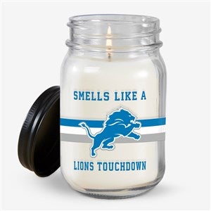 NFL Detroit Lions Personalized Farmhouse Candle Jar - 50149