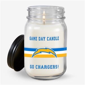 NFL Los Angeles Chargers Personalized Farmhouse Candle Jar - 50153