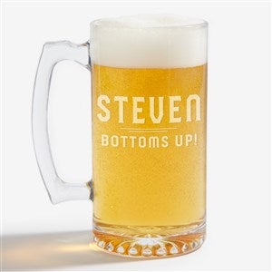 Classic Man 25 oz. Personalized Beer Mug - 50270