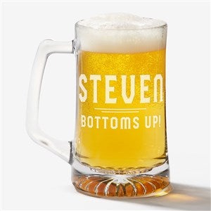 Classic Man 25 oz. Personalized Beer Mug - 50270