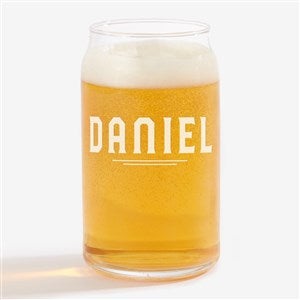 Classic Man Engraved 16oz. Beer Can Glass - 50271-B