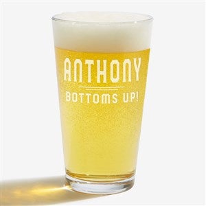 Classic Man Engraved 16oz. Pint Glass - 50271-PG