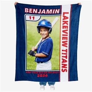 Sports Fan Personalized 50x60 Plush Fleece Blanket - 50317-F