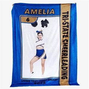 Sports Fan Personalized 60x80 Plush Fleece Blanket - 50317-L
