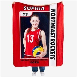 Sports Fan Personalized 50x60 Sherpa Blanket - 50317-S
