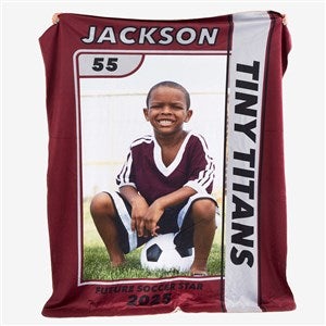 Sports Fan Personalized 60x80 Sherpa Blanket - 50317-SL