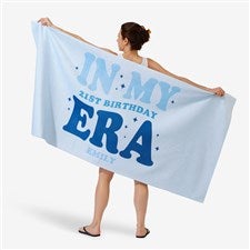 In My Birthday Era Personalized 35x72 Beach Towel - 50395-L