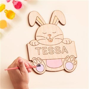 Easter Personalized Wooden Paintable Toy - 50526