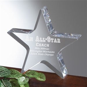 All-Star Coach Personalized Award - 5059