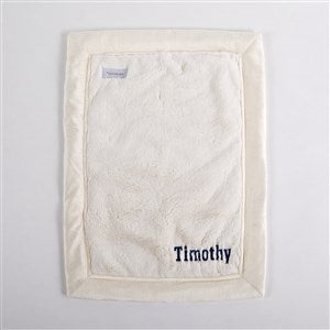 Embroidered Mini Blanket 15x20quot; in Natural - 50633