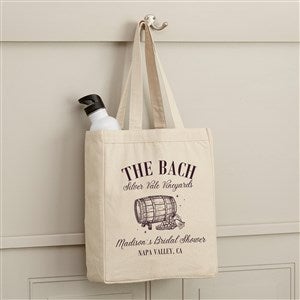 Social Club Personalized Canvas Tote Bag- 14 x 10 - 50778