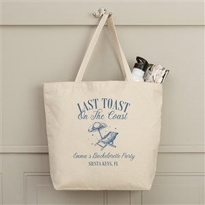Social Club Personalized Canvas Tote Bag- 20 x 15 - 50778-L