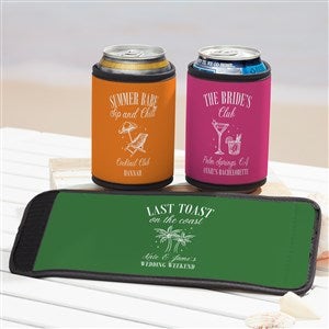 Social Club Personalized Beer Can  Bottle Wrap - 50780