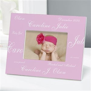 Personalized Baby Picture Frame - New Arrival - Solid - 5108-S