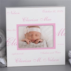 New Arrival Personalized Baby Frame - 4x6 Box - Border - 5108-BB