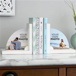 Your Own Photo Personalized Wood Bookends - 51512