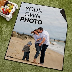Your Own Photo Personalized Picnic Blanket - 51534
