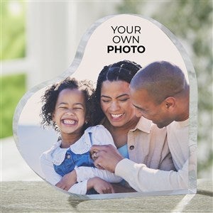 Your Own Photo Personalized Colored Heart Keepsake - 51547