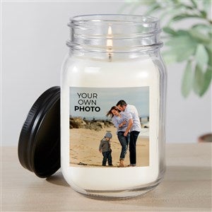Your Own Photo Personalized Farmhouse Candle Jar - 51571
