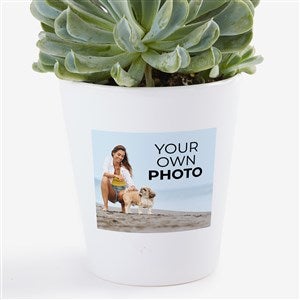 Your Own Photo Personalized Mini Flower Pot - 51572