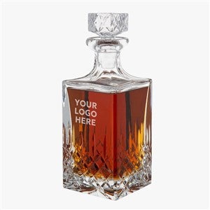 Engraved Logo Pineapple Cut Crystal Decanter - 51621