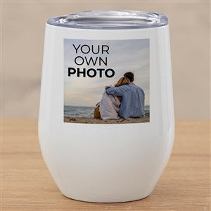 Your Own Photo Personalized Stainless Insulated Wine Cup - 51622